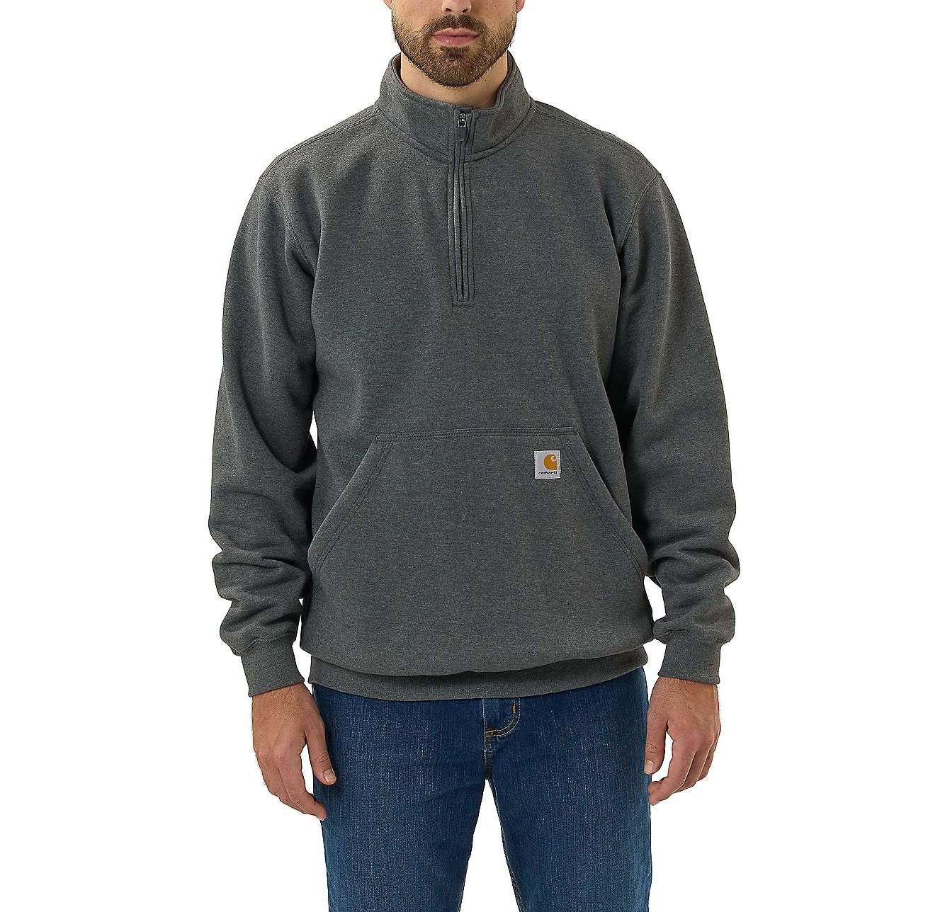 Carhartt full zip store mock neck sweatshirt