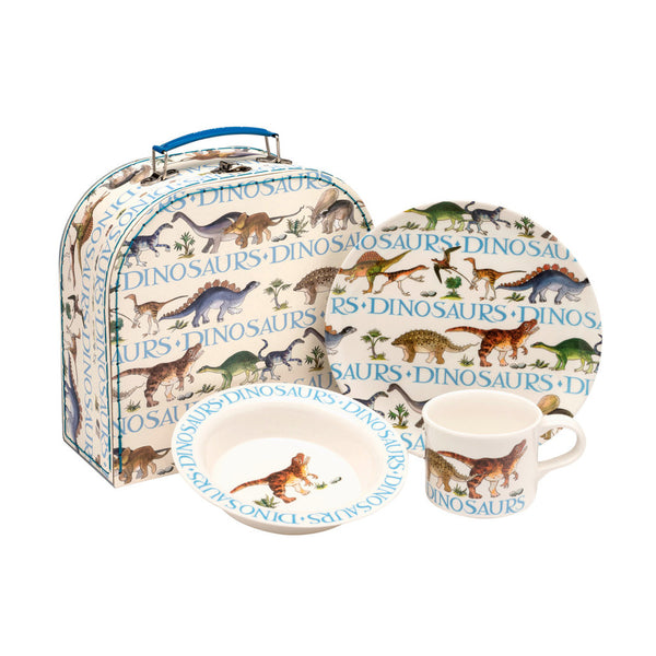 Emma Bridgewater Pottersaurus Dinosaur Childrens Picnic Suitcase Set Sam Turner Sons