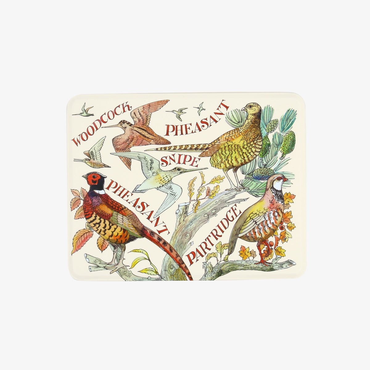 Emma Bridgewater Game Birds Deep Rectangular Tin