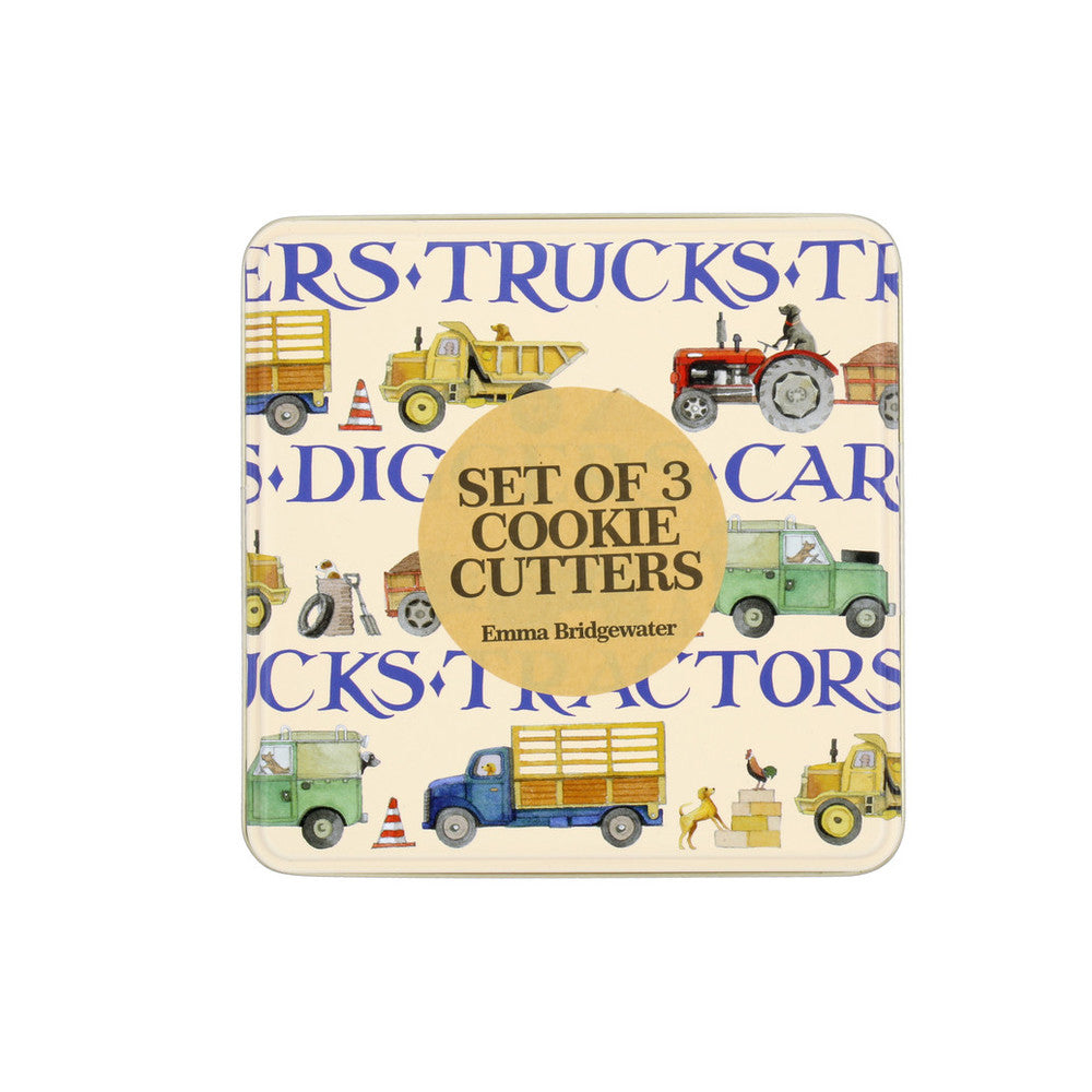 Emma Bridgewater Men at Work Cookie Cutters Tin