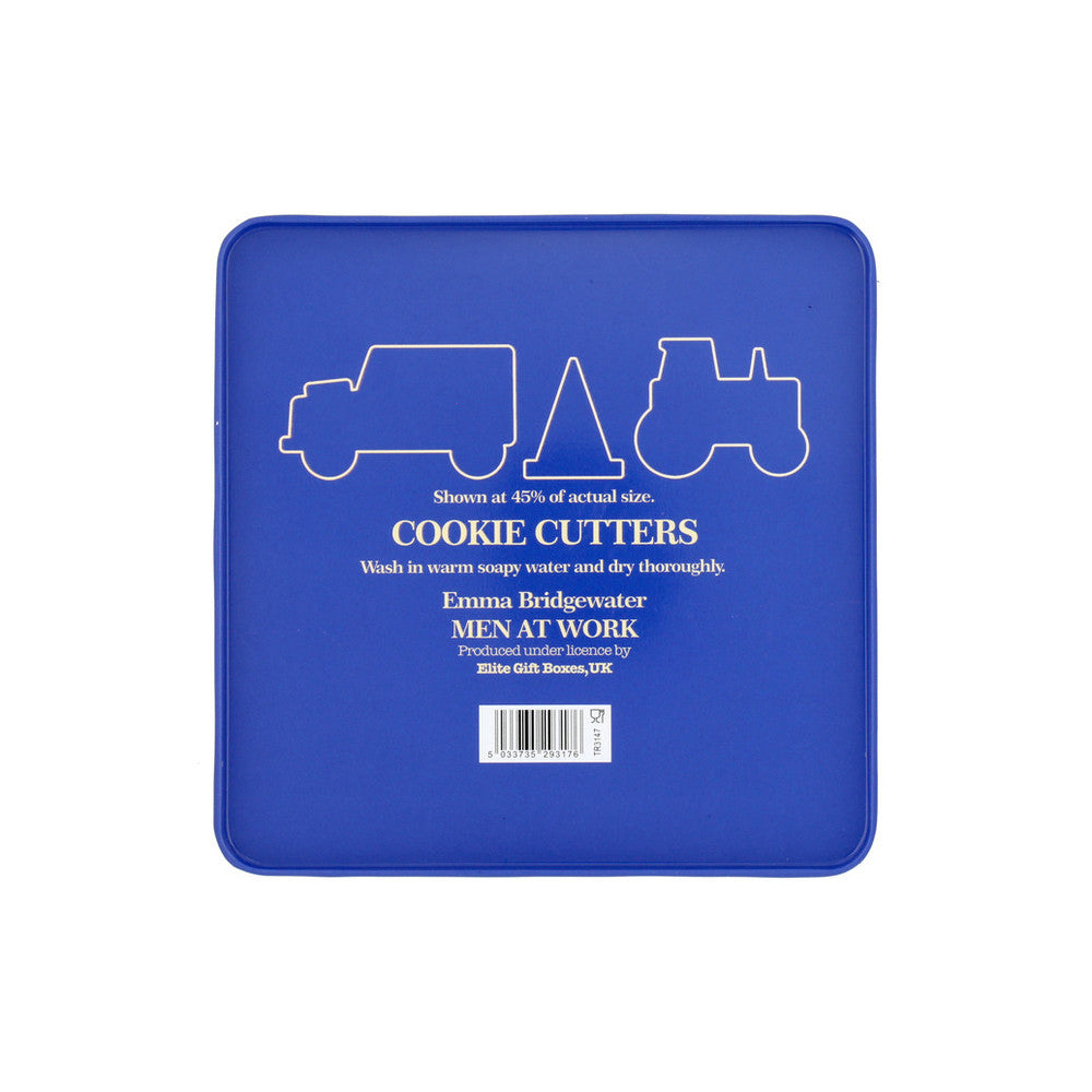 Emma Bridgewater Men at Work Cookie Cutters Tin