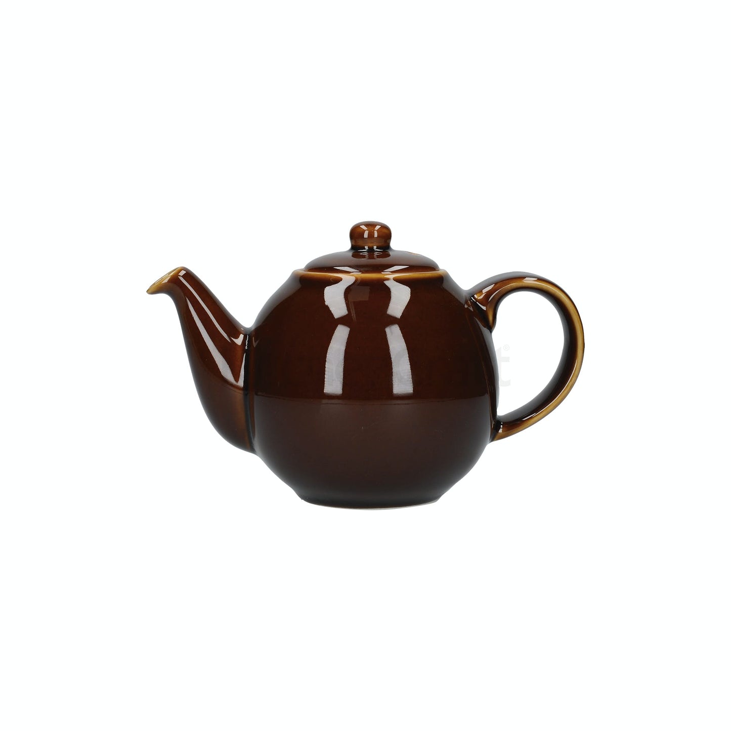 London Pottery Globe 2 Cup Teapot Rockingham Brown