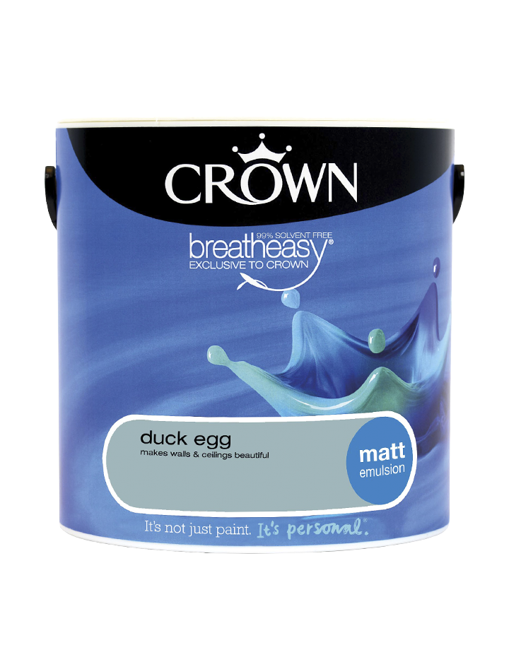 Crown Paints Matt Breatheasy Coloured Emulsion 2.5kg