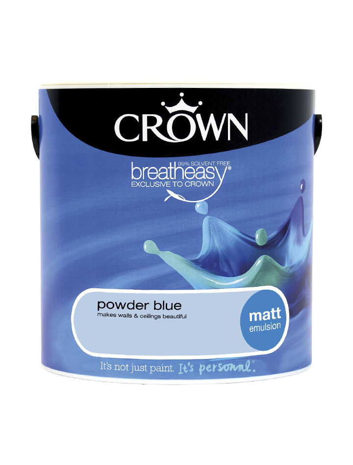 Crown Paints Matt Breatheasy Coloured Emulsion 2.5kg