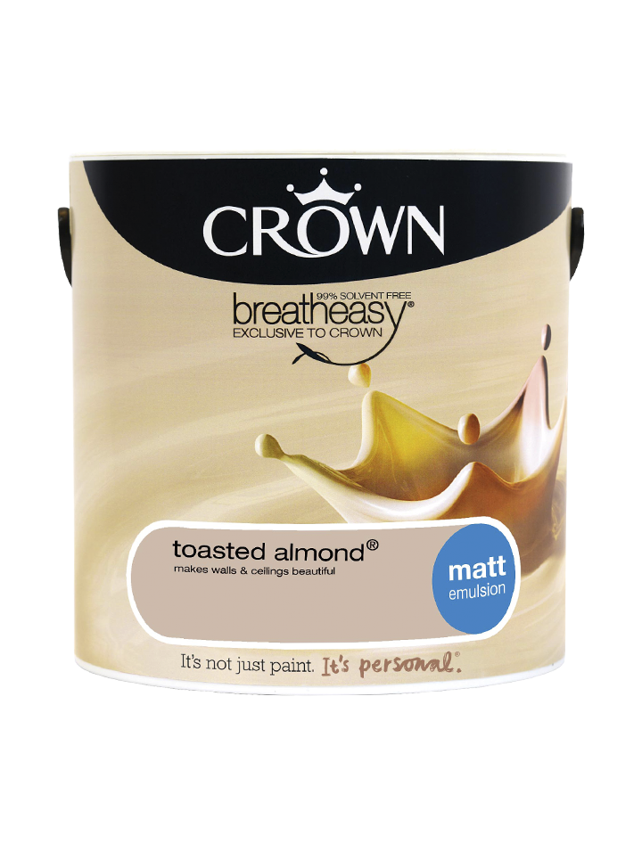 Crown Paints Matt Breatheasy Coloured Emulsion 2.5kg