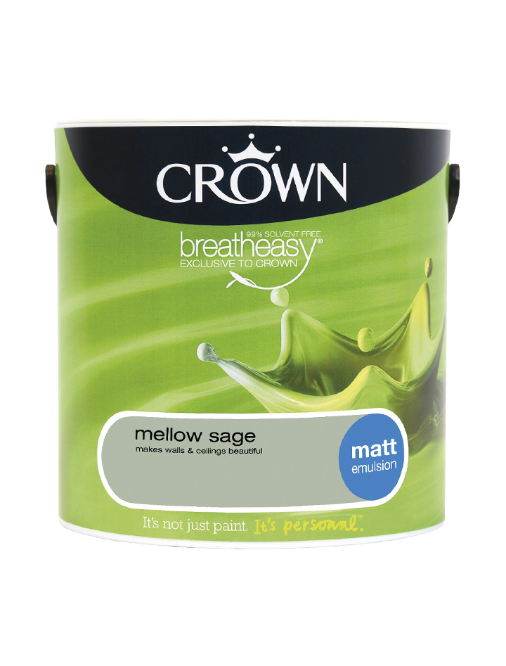 Crown Paints Matt Breatheasy Coloured Emulsion 2.5kg