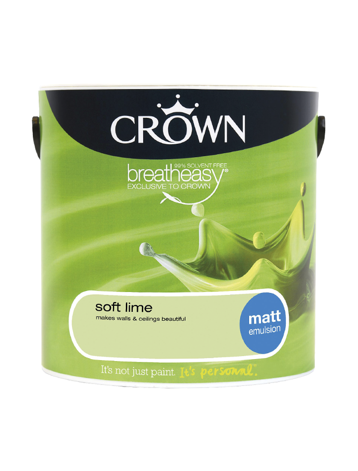 Crown Paints Matt Breatheasy Coloured Emulsion 2.5kg