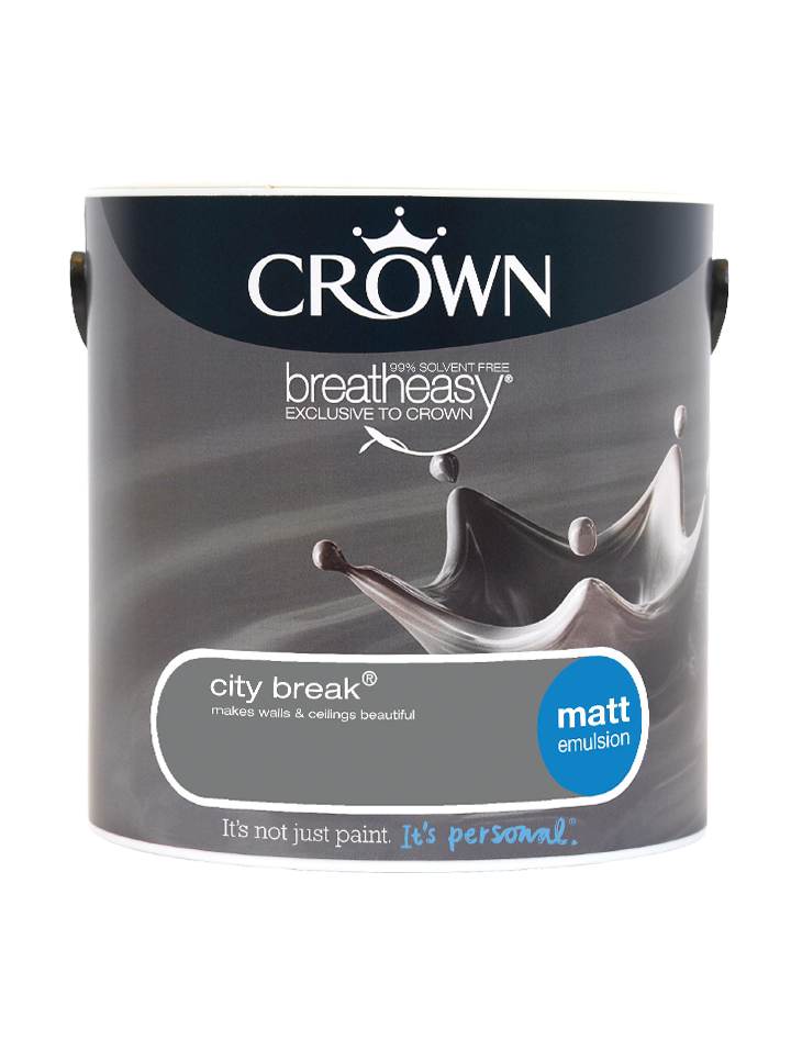 Crown Paints Matt Breatheasy Coloured Emulsion 2.5kg