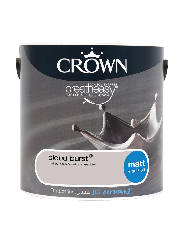 Crown Paints Matt Breatheasy Coloured Emulsion 2.5kg