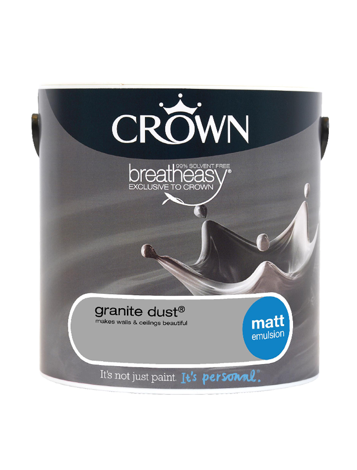 Crown Paints Matt Breatheasy Coloured Emulsion 2.5kg