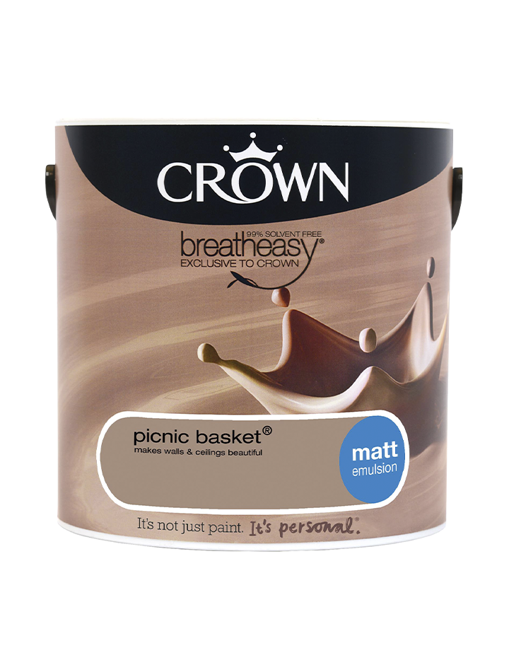 Crown Paints Matt Breatheasy Coloured Emulsion 2.5kg