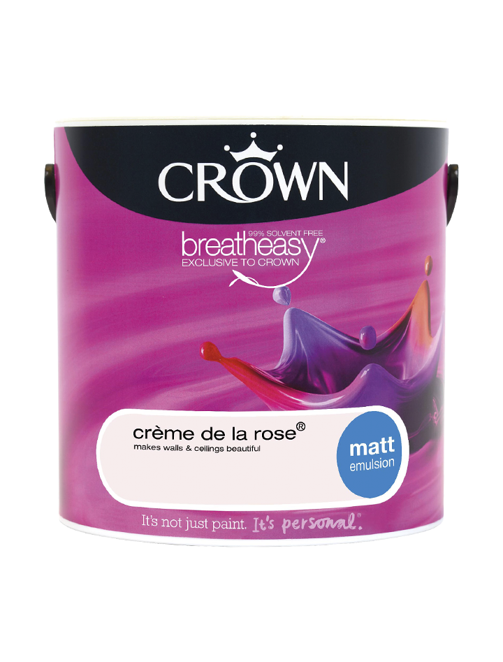 Crown Paints Matt Breatheasy Coloured Emulsion 2.5kg