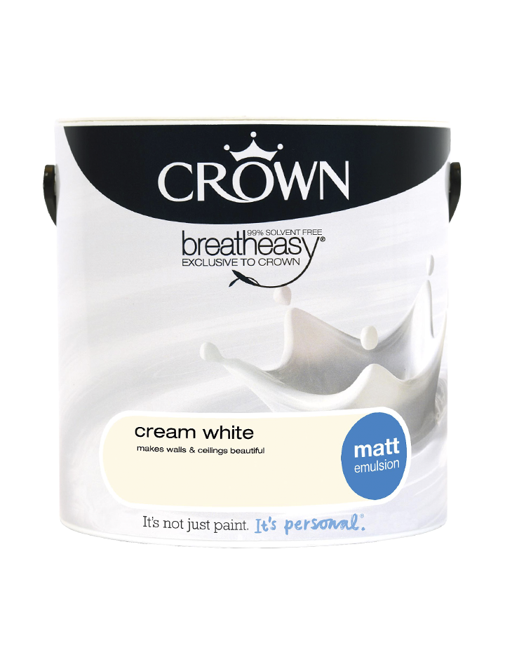 Crown Paints Matt Breatheasy Coloured Emulsion 2.5kg