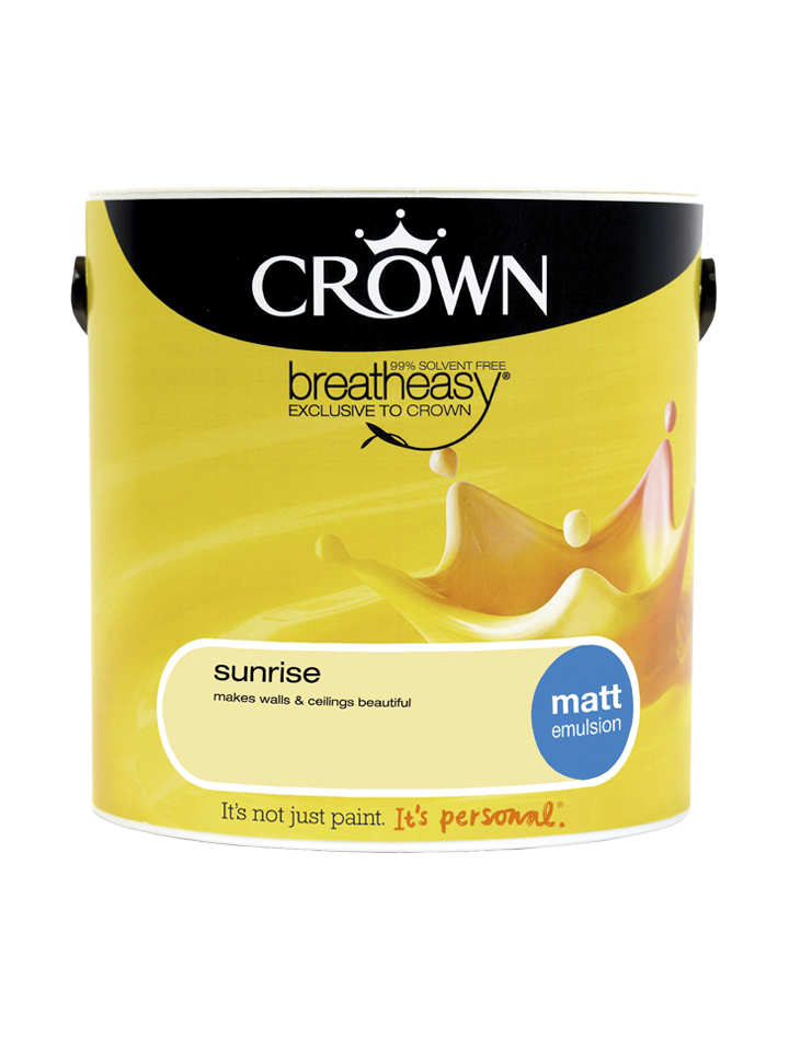 Crown Paints Matt Breatheasy Coloured Emulsion 2.5kg