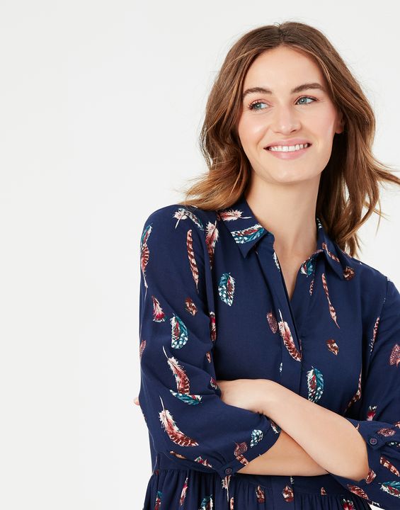 Joules Karis Concealed Placket Shirt Dress