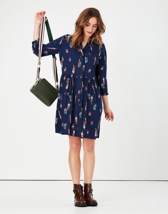 Joules Karis Concealed Placket Shirt Dress