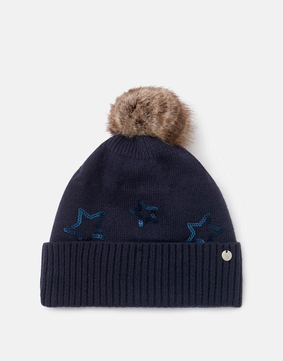 Joules Tilda Star Bobble Hat