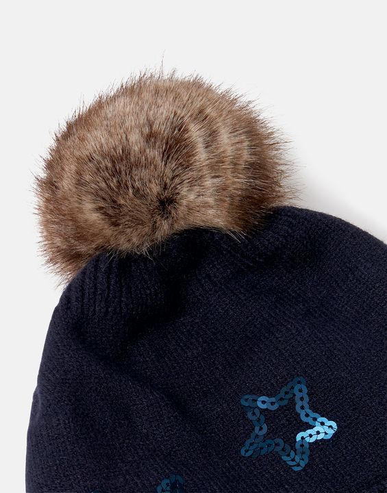 Joules Tilda Star Bobble Hat