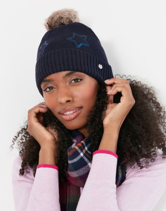 Joules Tilda Star Bobble Hat