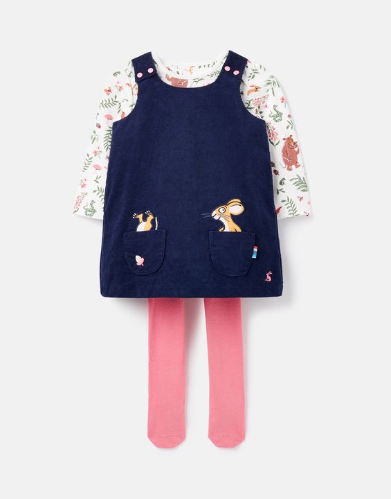 Joules Gruffalo Miya Pinafore Dress Set