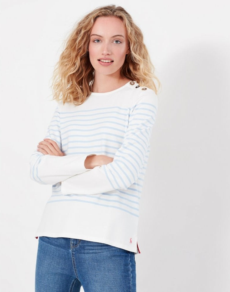 Joules Seacombe Button Shoulder Breton Top – Sam Turner & Sons