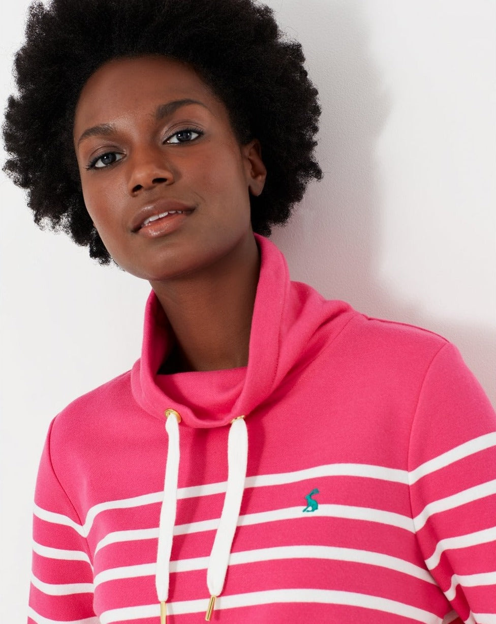 Joules pink online hoodie