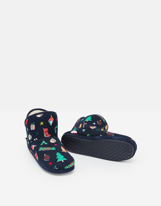 Joules slumber faux online fur slipper