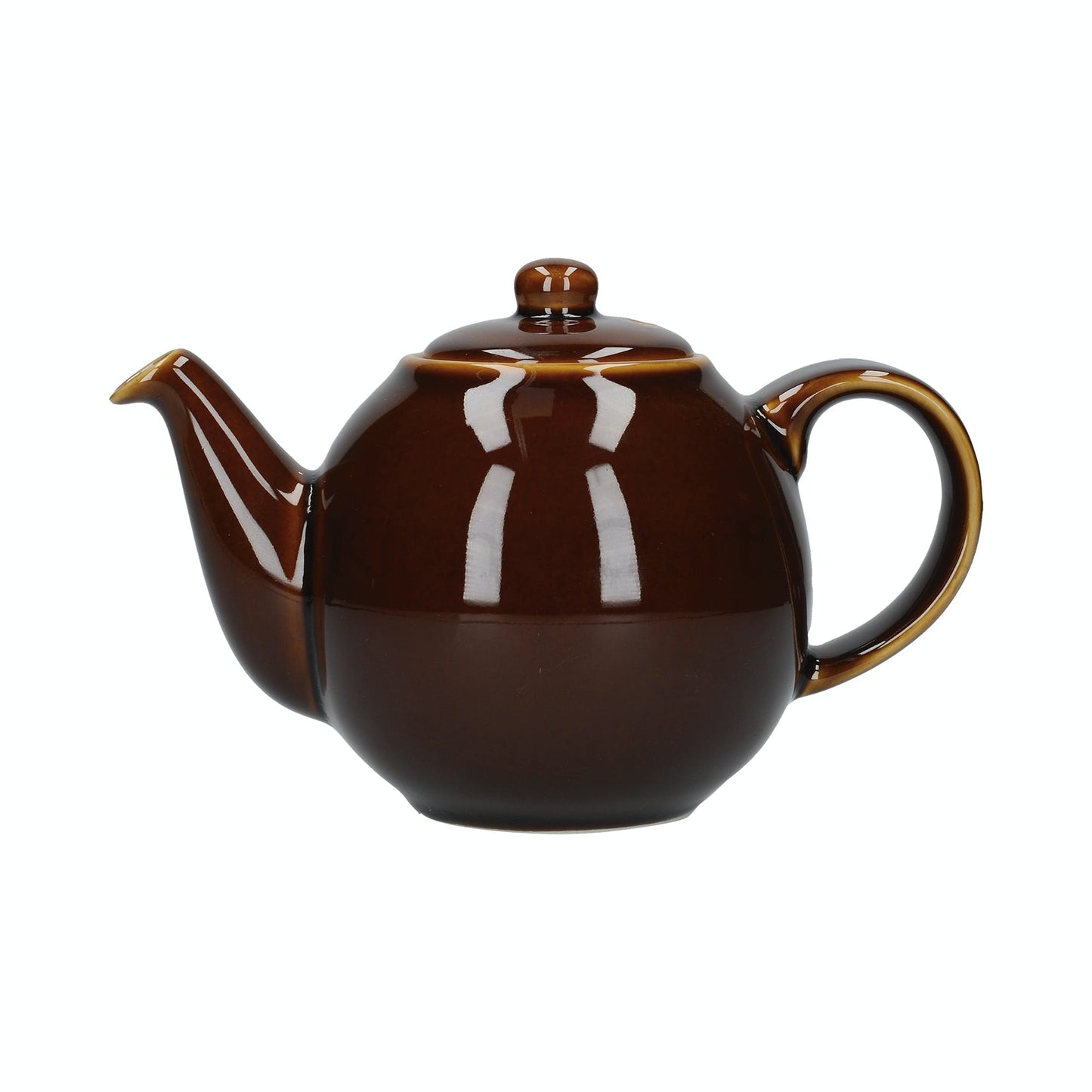 London Pottery Globe 6 Cup Teapot Rockingham Brown