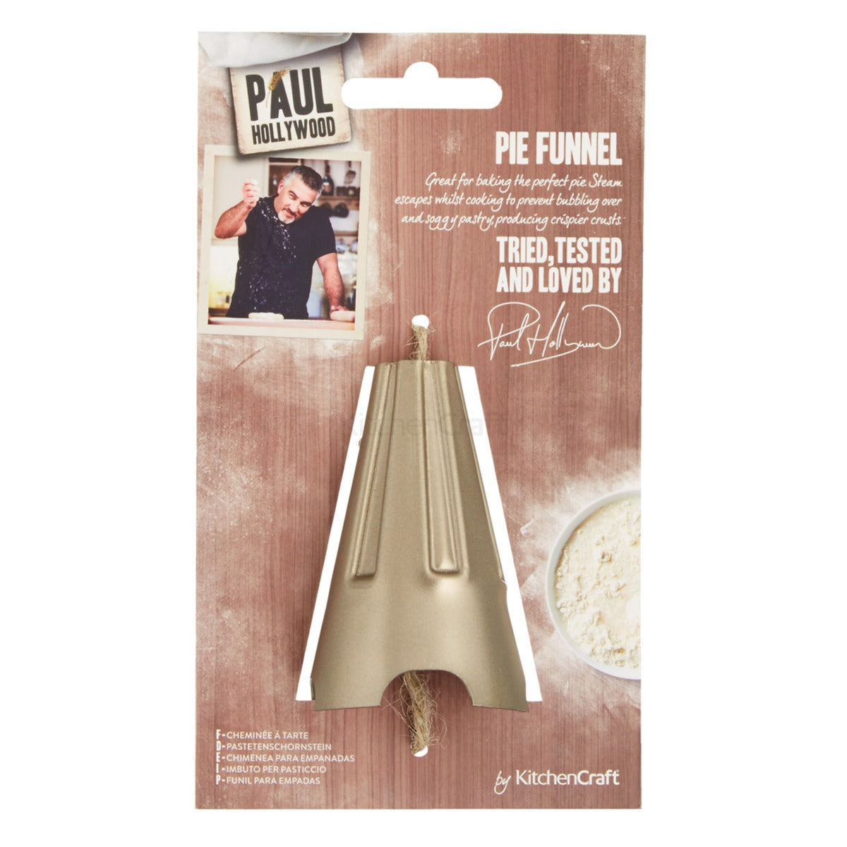 Paul Hollywood Stainless Steel Pie Funnel