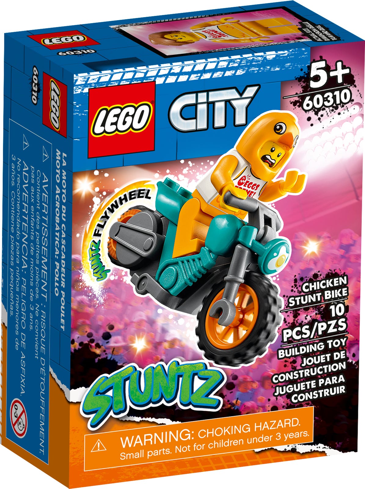 Lego City Chicken Stunt Bike