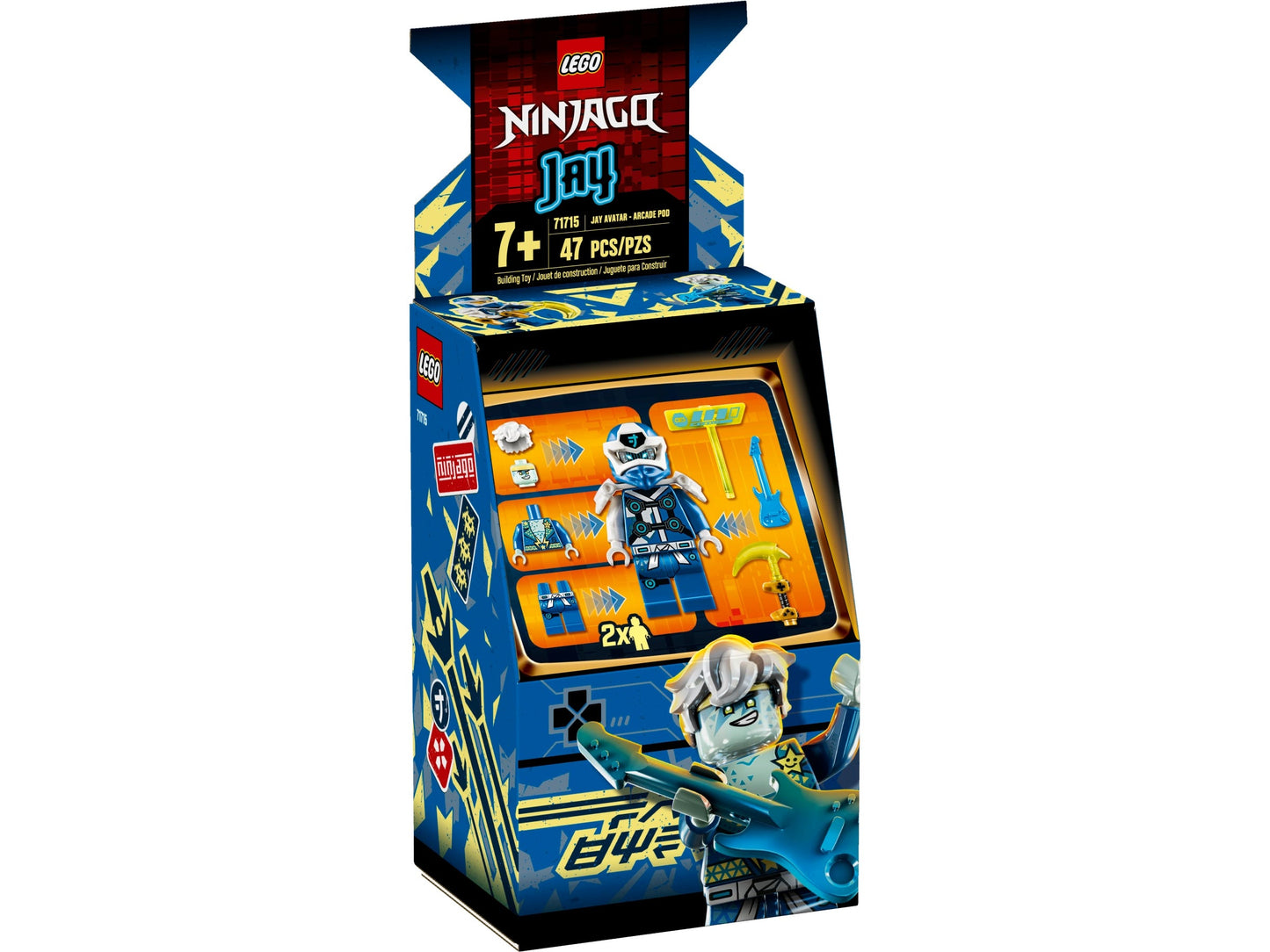 Lego Ninjago Jay Avatar Arcade Pod 71715