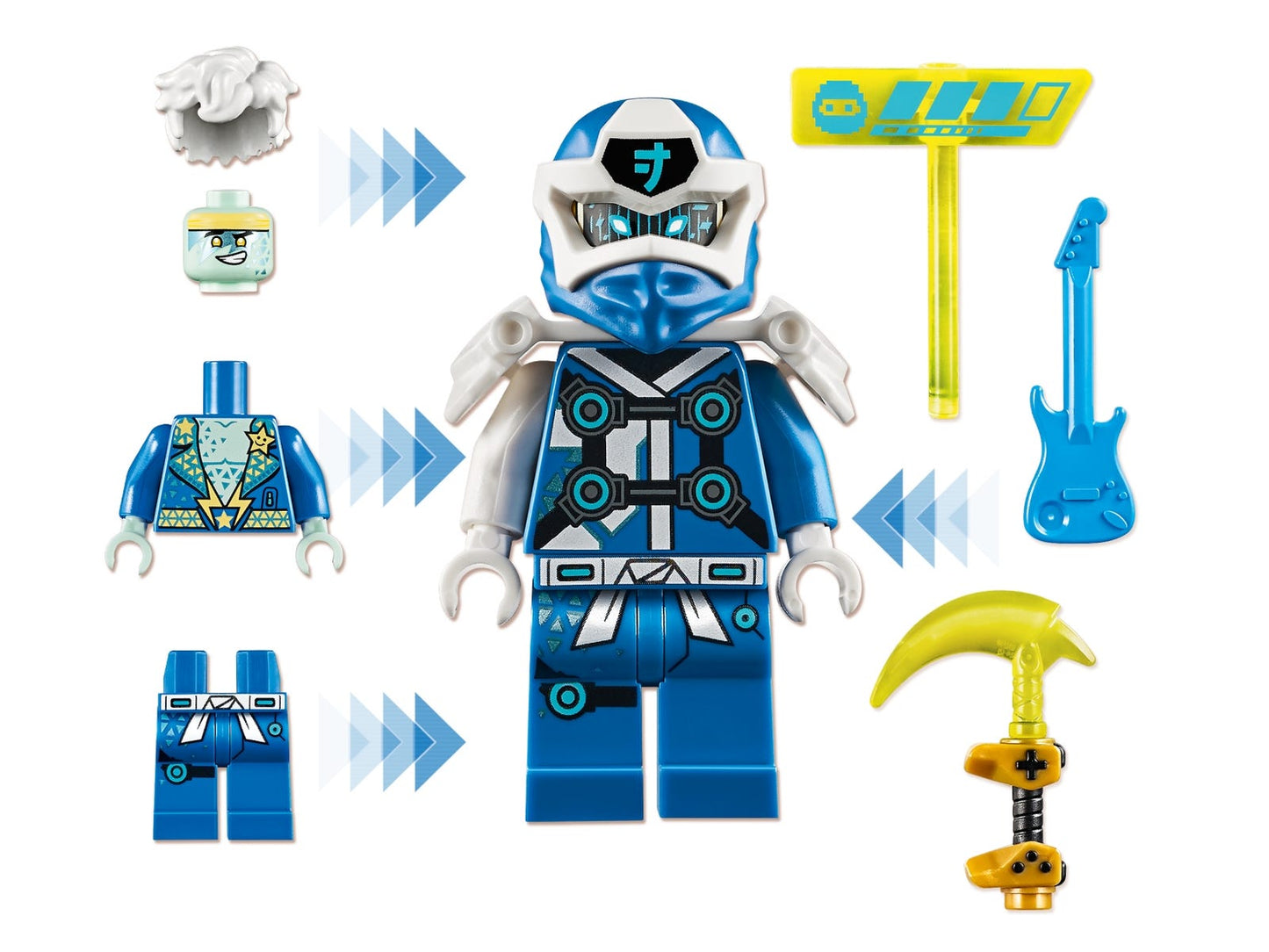 Lego Ninjago Jay Avatar Arcade Pod 71715