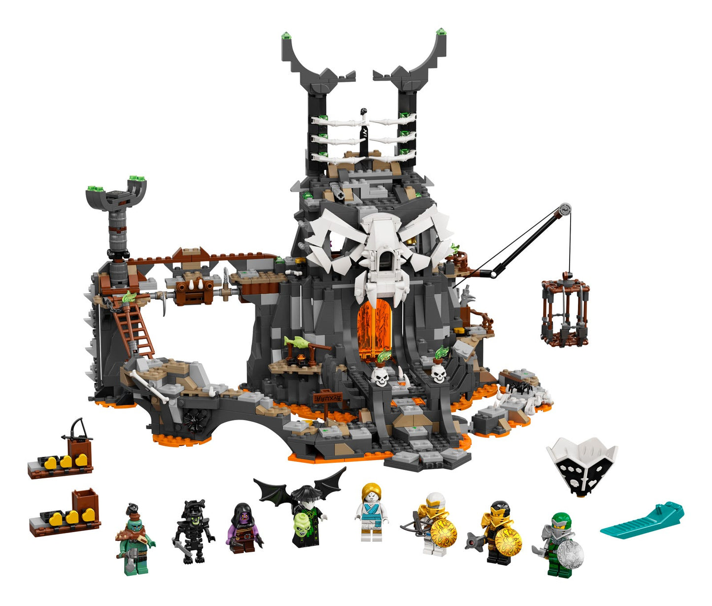 LEGO Ninjago Skull Sorcerer's Dungeons 71722