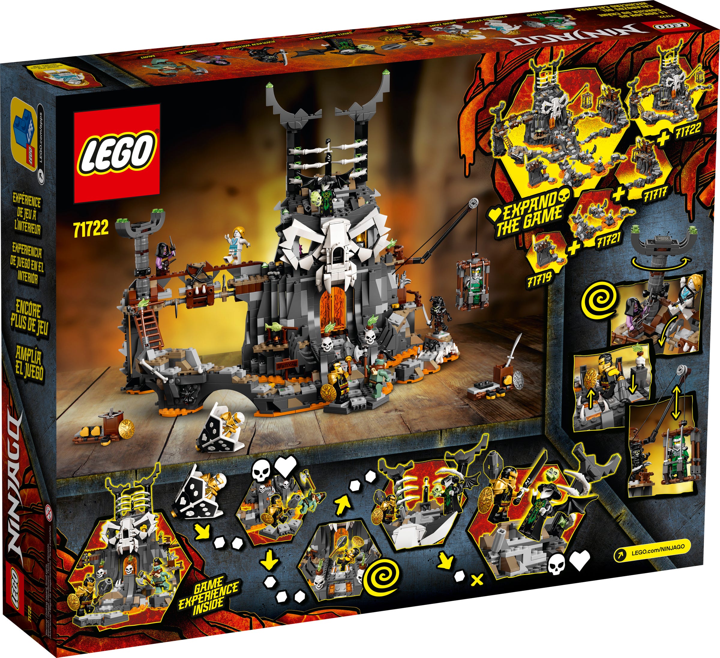 LEGO Ninjago Skull Sorcerer's Dungeons 71722
