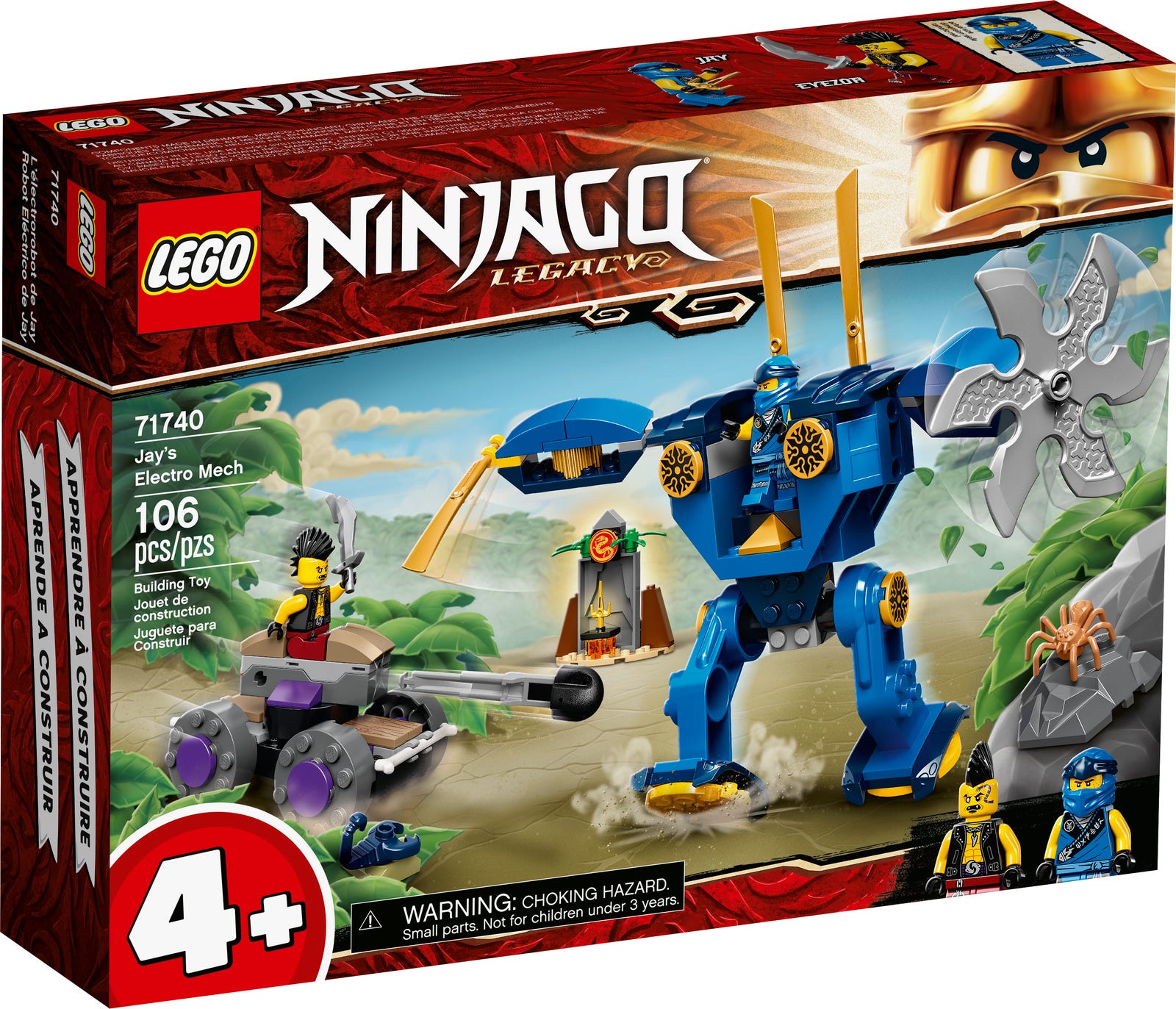 Lego Ninjago Jay's Electro Mech 71740