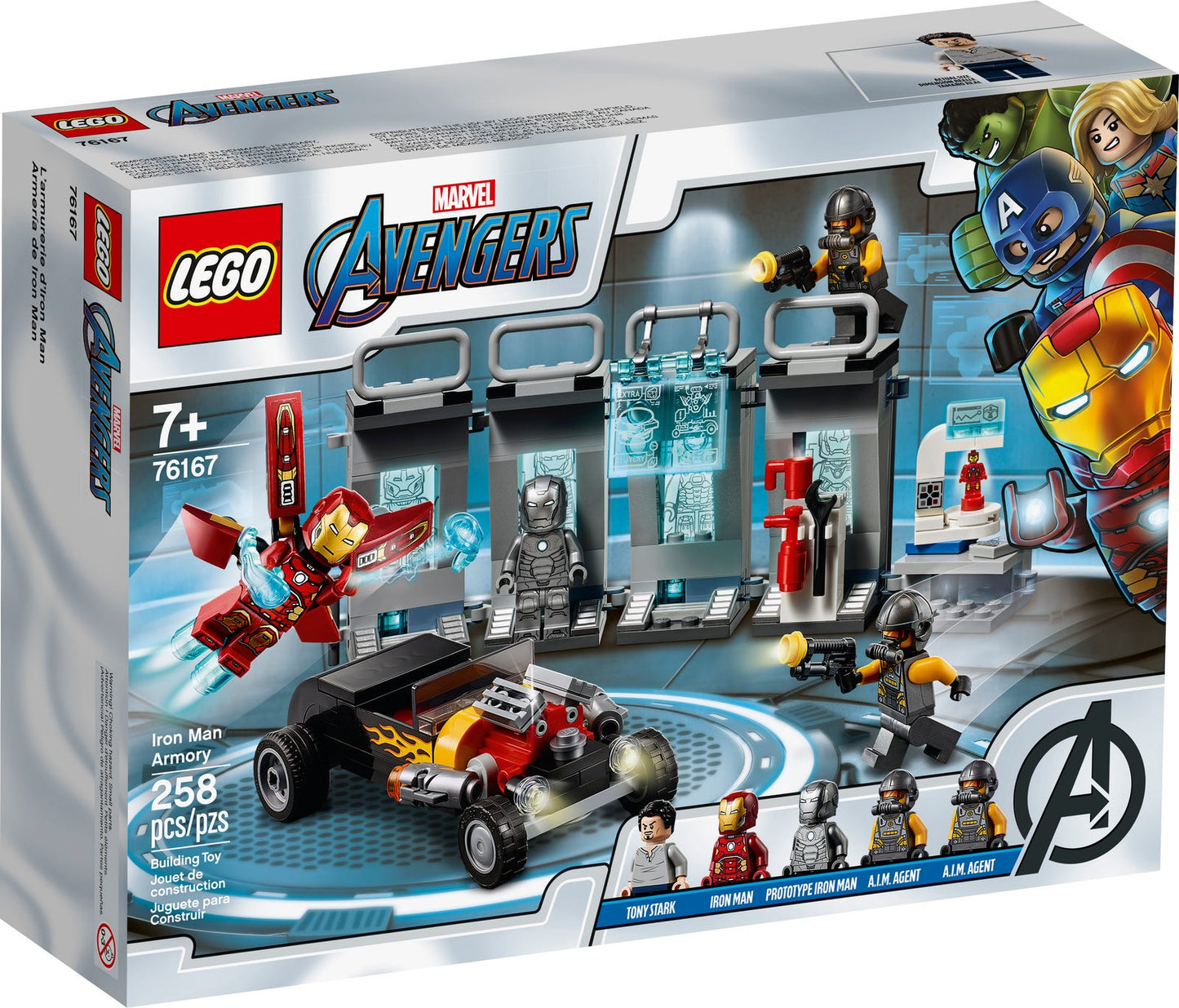 Lego Marvel Avengers Iron Man Armoury 76167