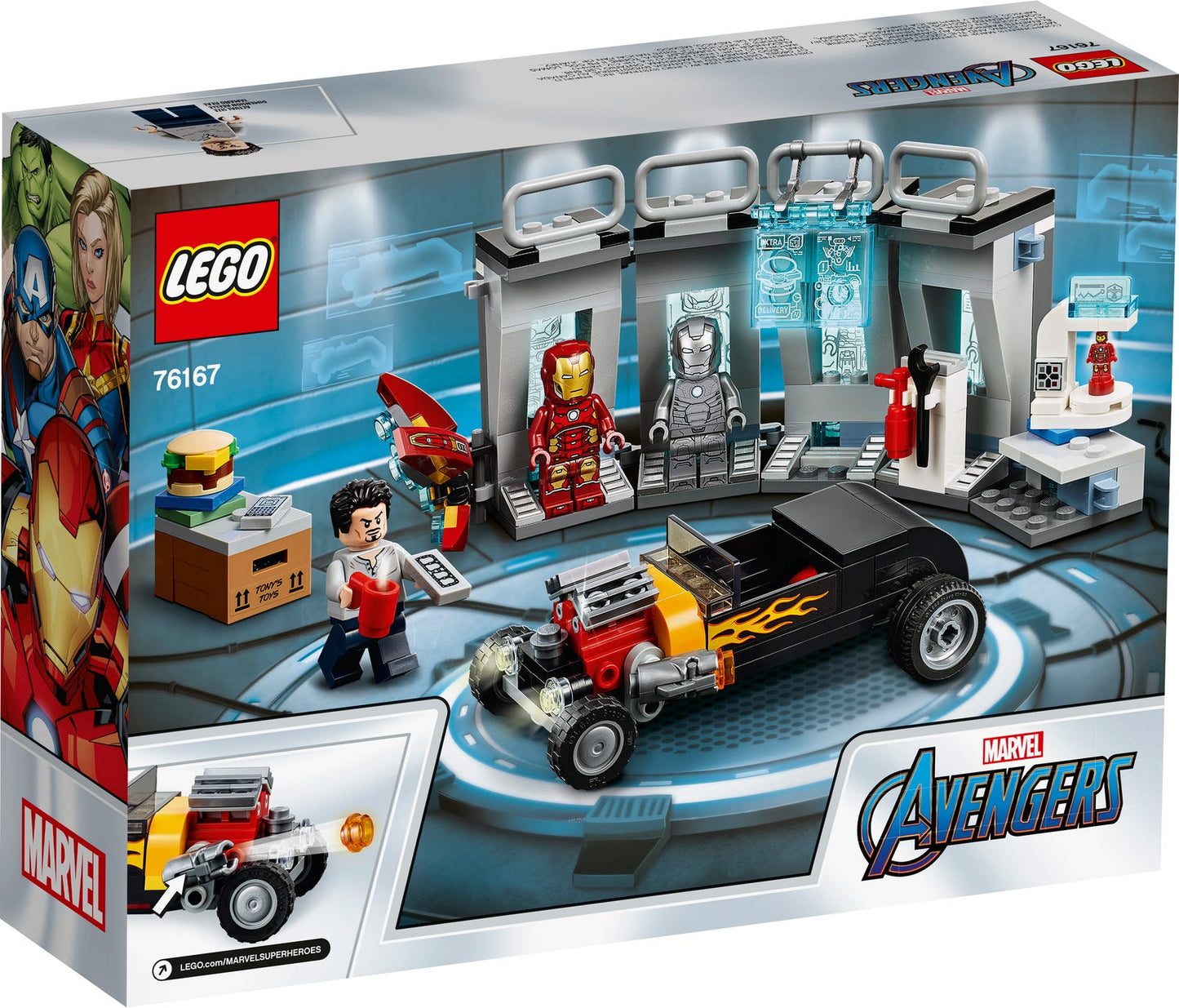 Lego Marvel Avengers Iron Man Armoury 76167