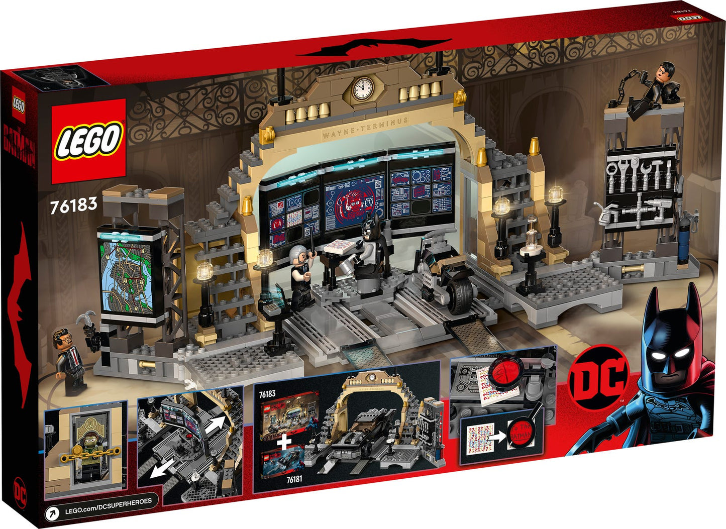 LEGO Batcave: The Riddler Face-off 76183