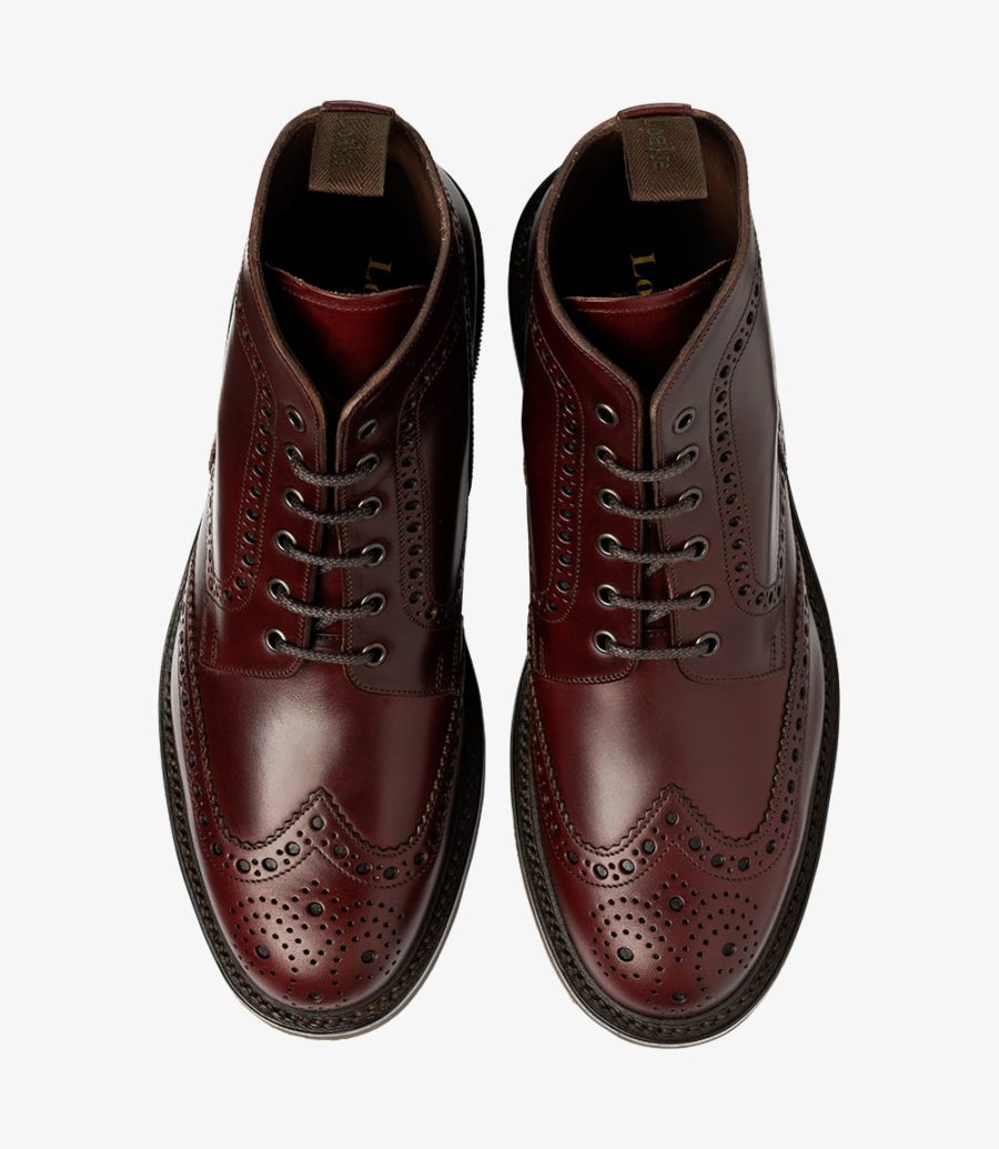 Loake burford boots clearance burgundy