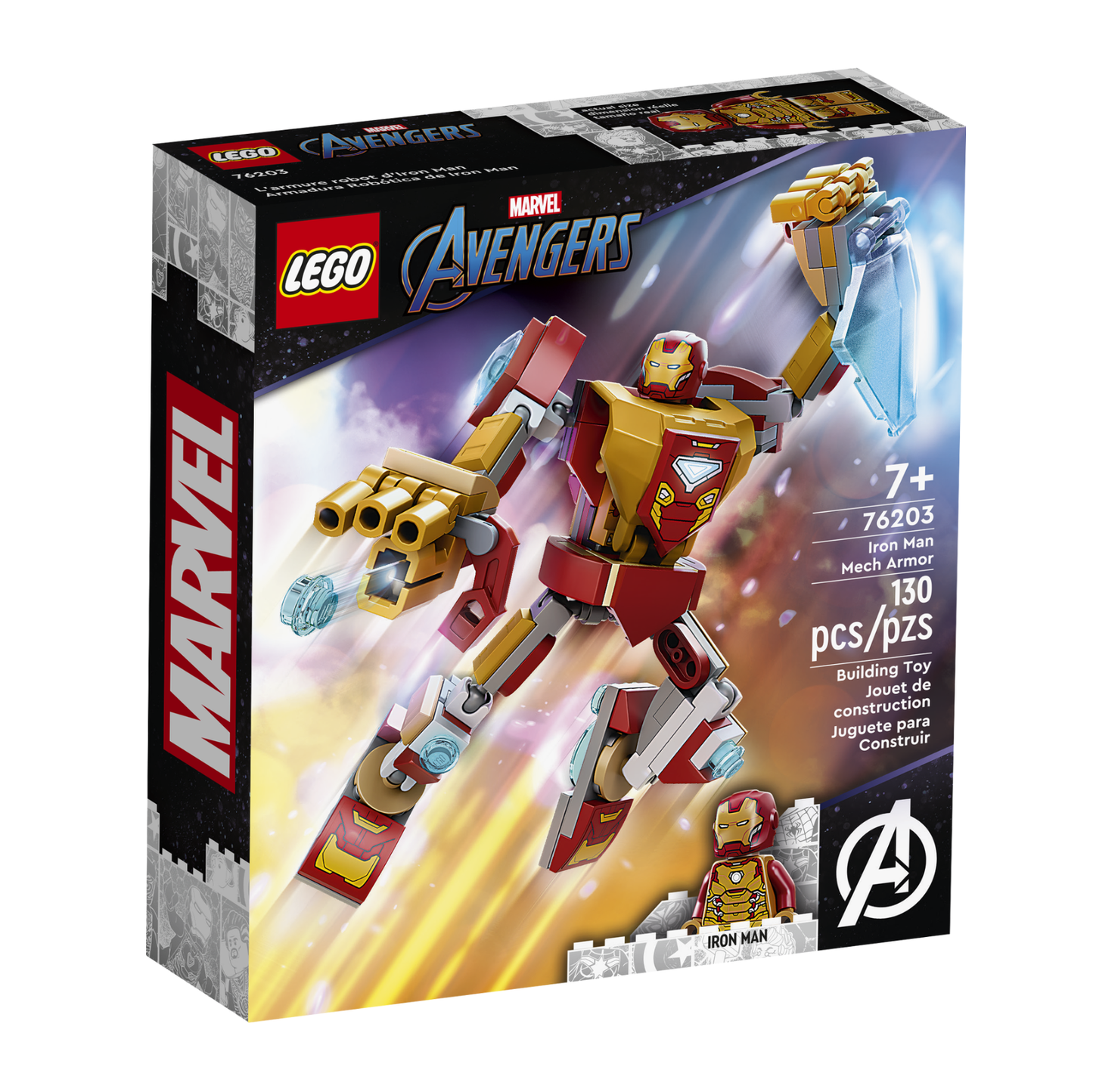 LEGO Marvel Iron Man Mech Armour 76203
