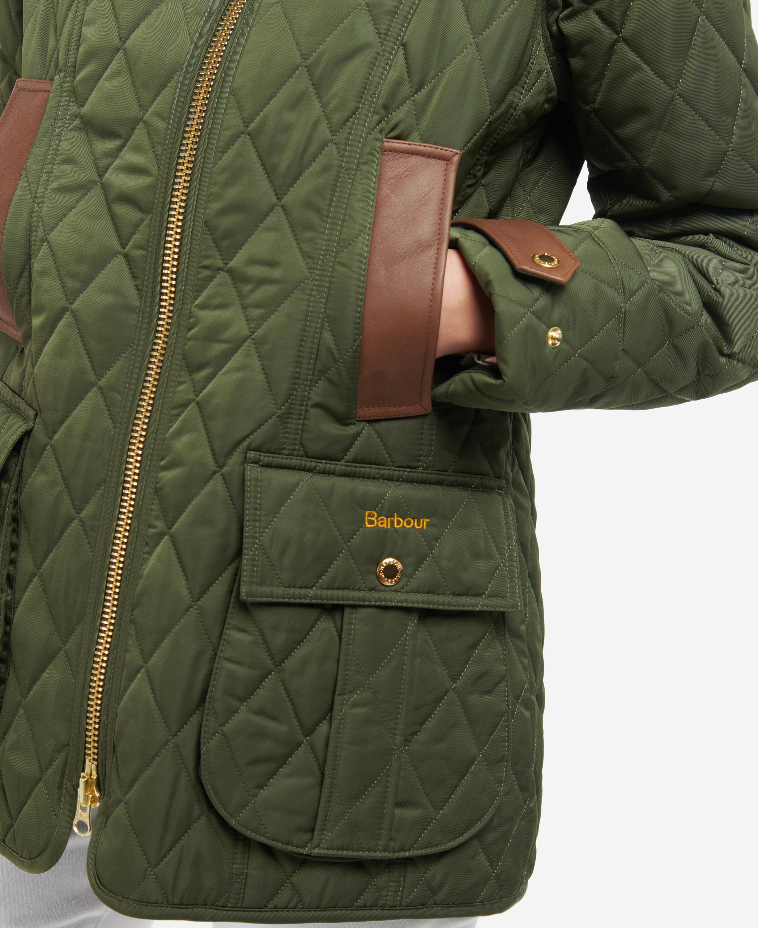 Barbour beadnell polarquilt jacket 2025 green