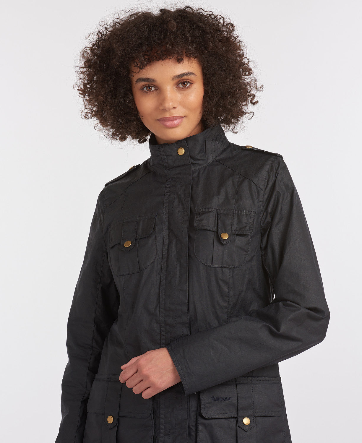 Barbour ladies deals waxed defence jacket