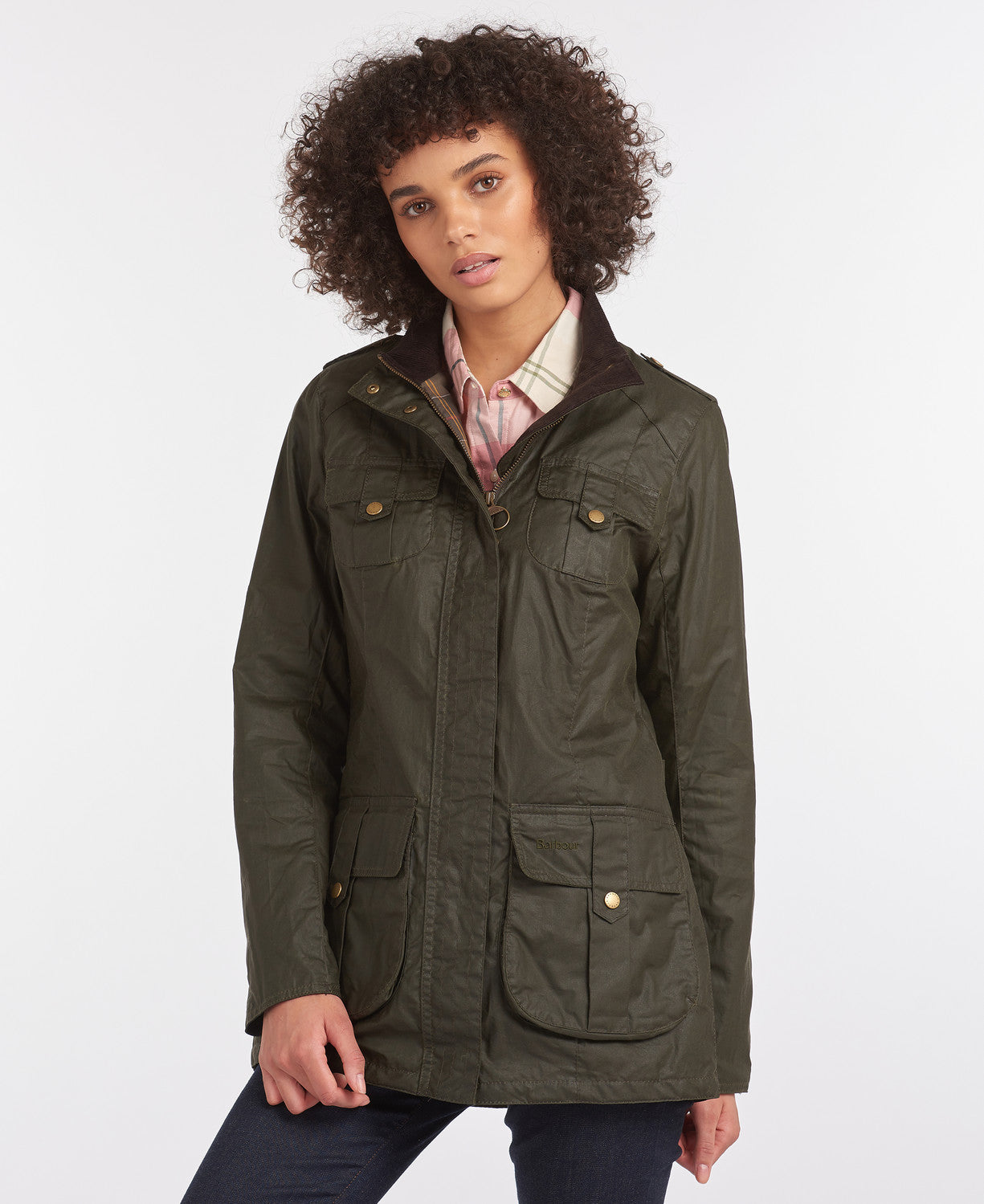 Barbour wax jacket womens hot sale Grey