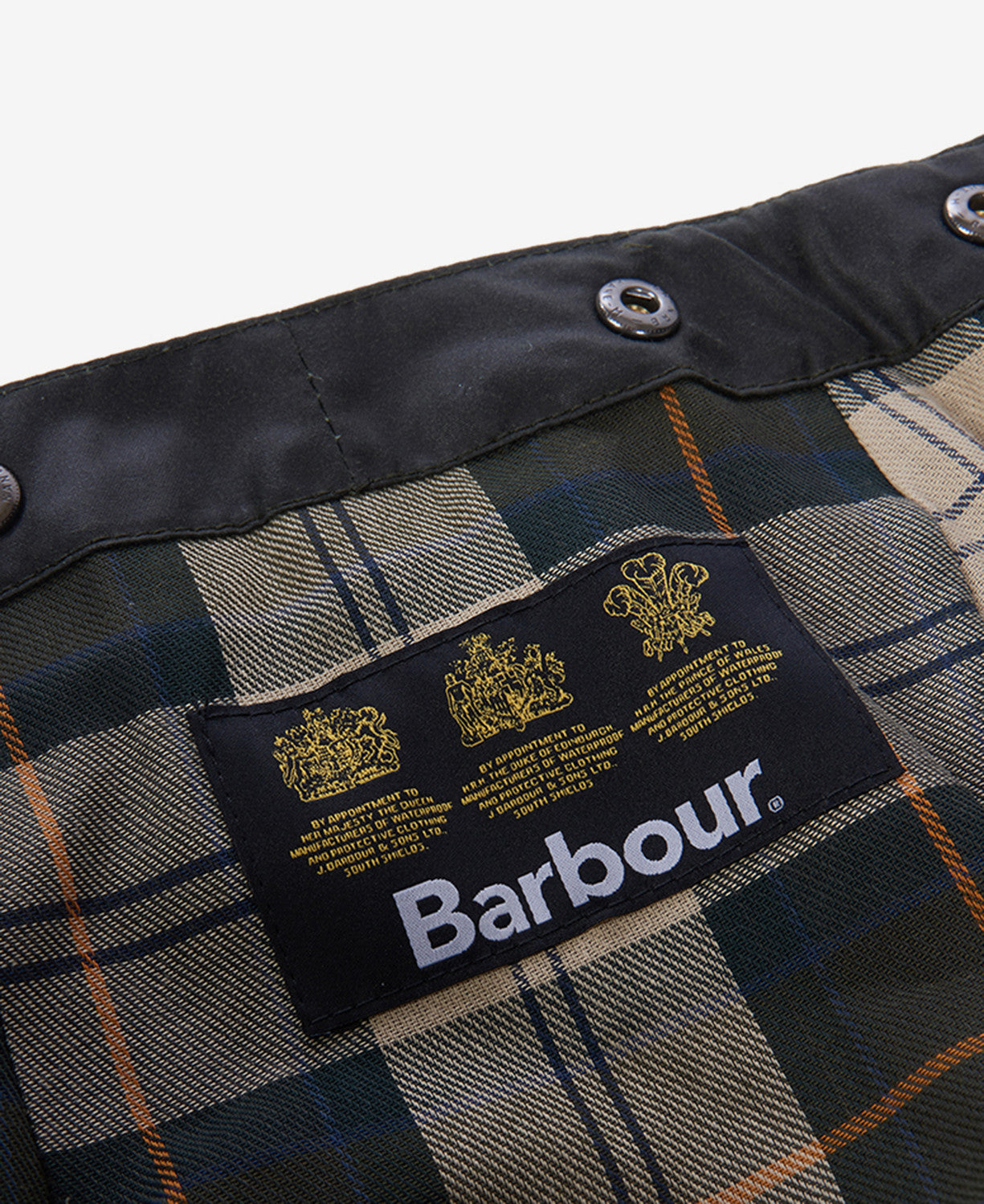 Barbour waxed cotton on sale hood