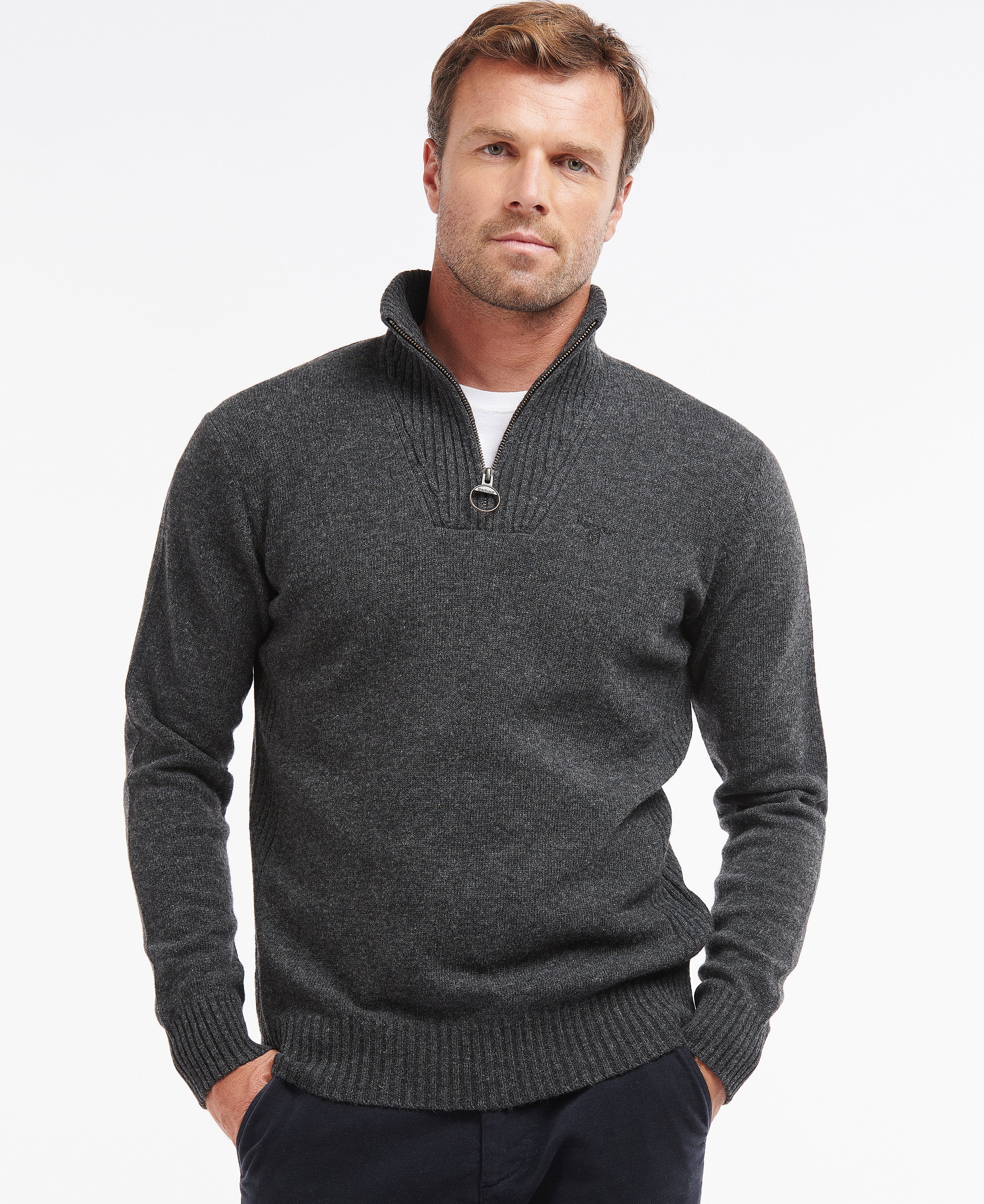 Barbour half zip jumper online