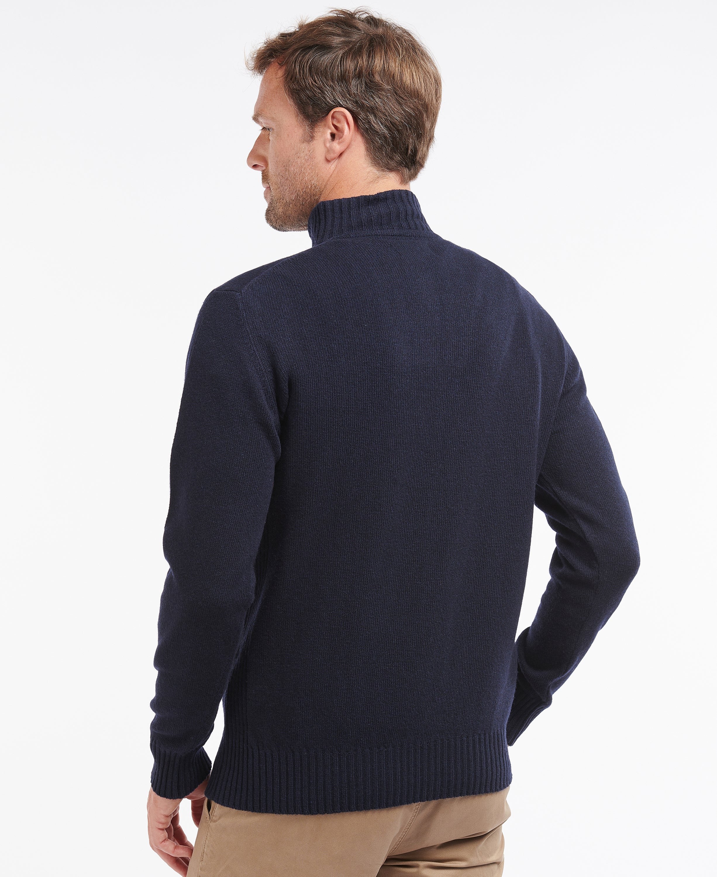 Barbour Essential Lambswool Half Zip Jumper Sam Turner Sons