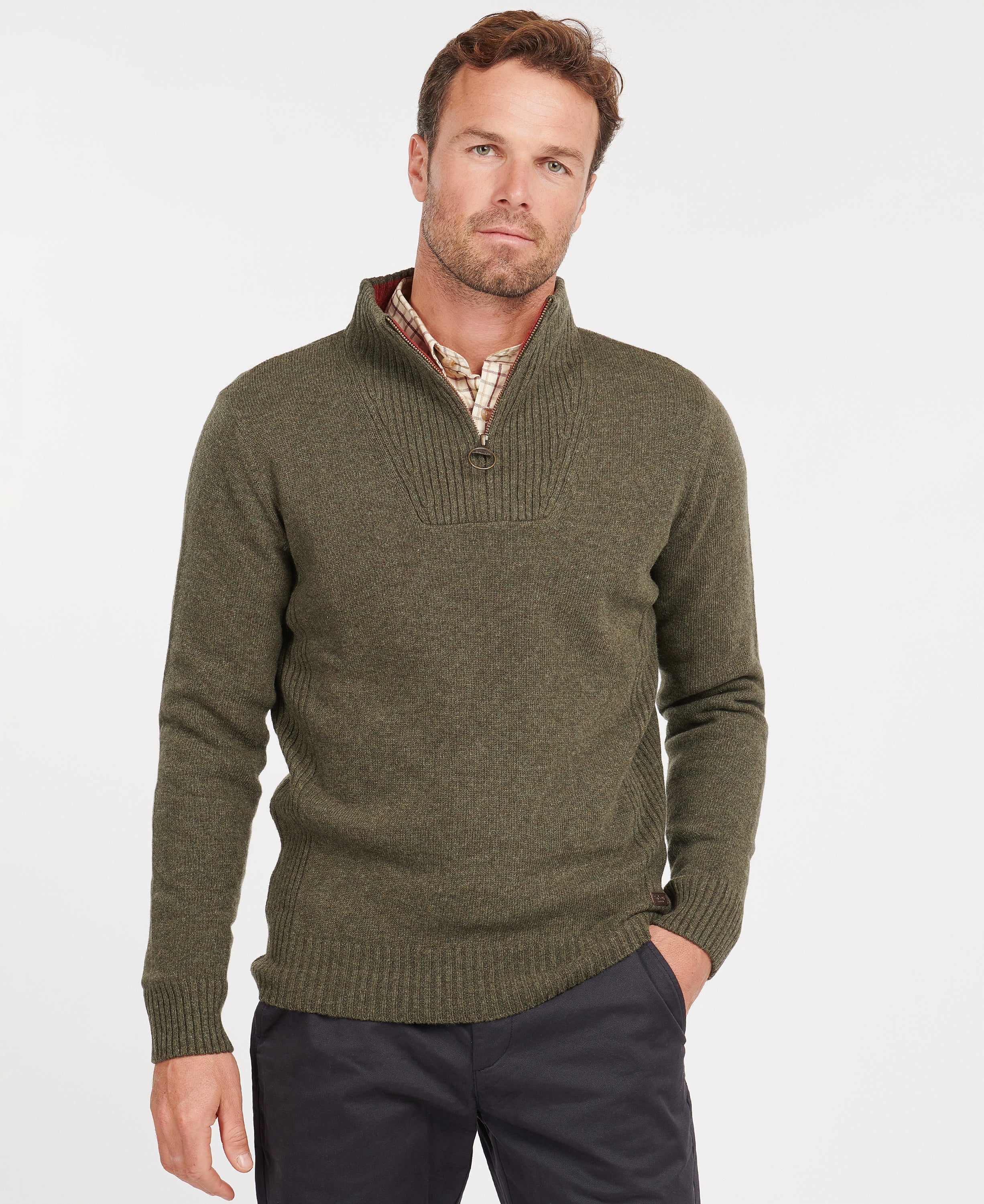 Barbour nelson half zip sweater online