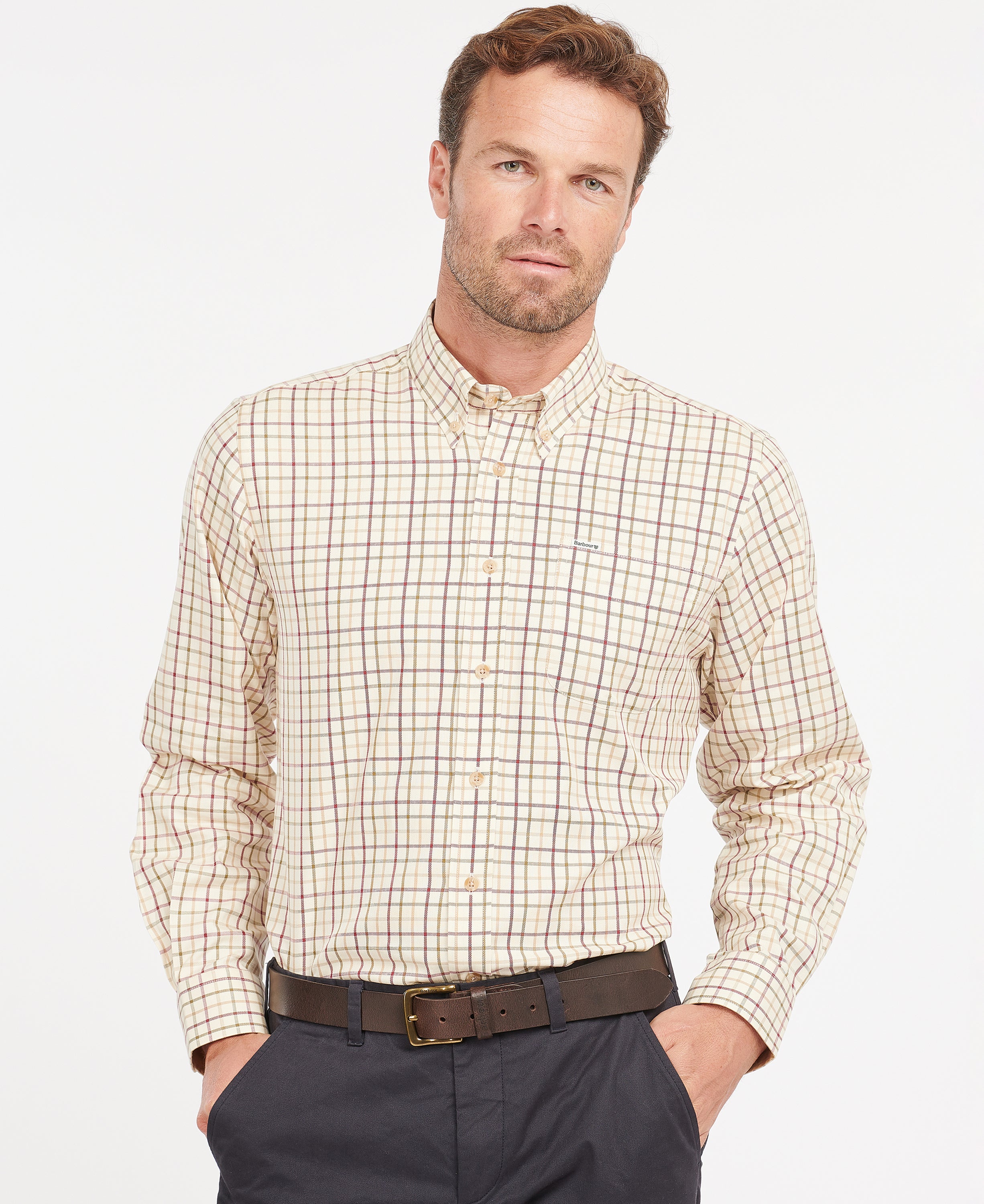 Men's barbour sale shirts sale uk