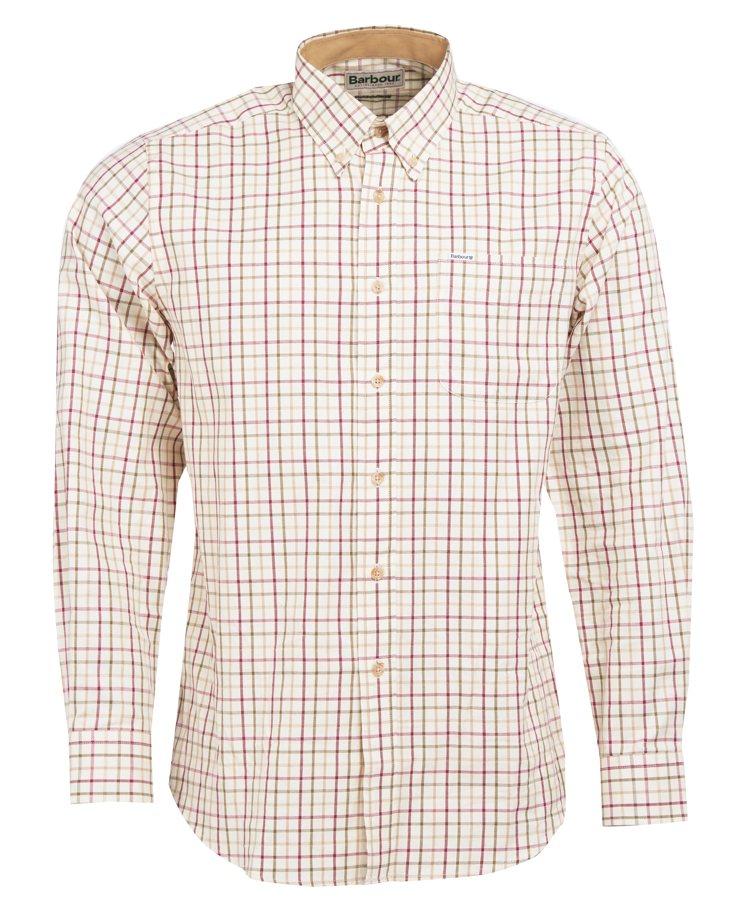 Barbour tattersall store shirt sale