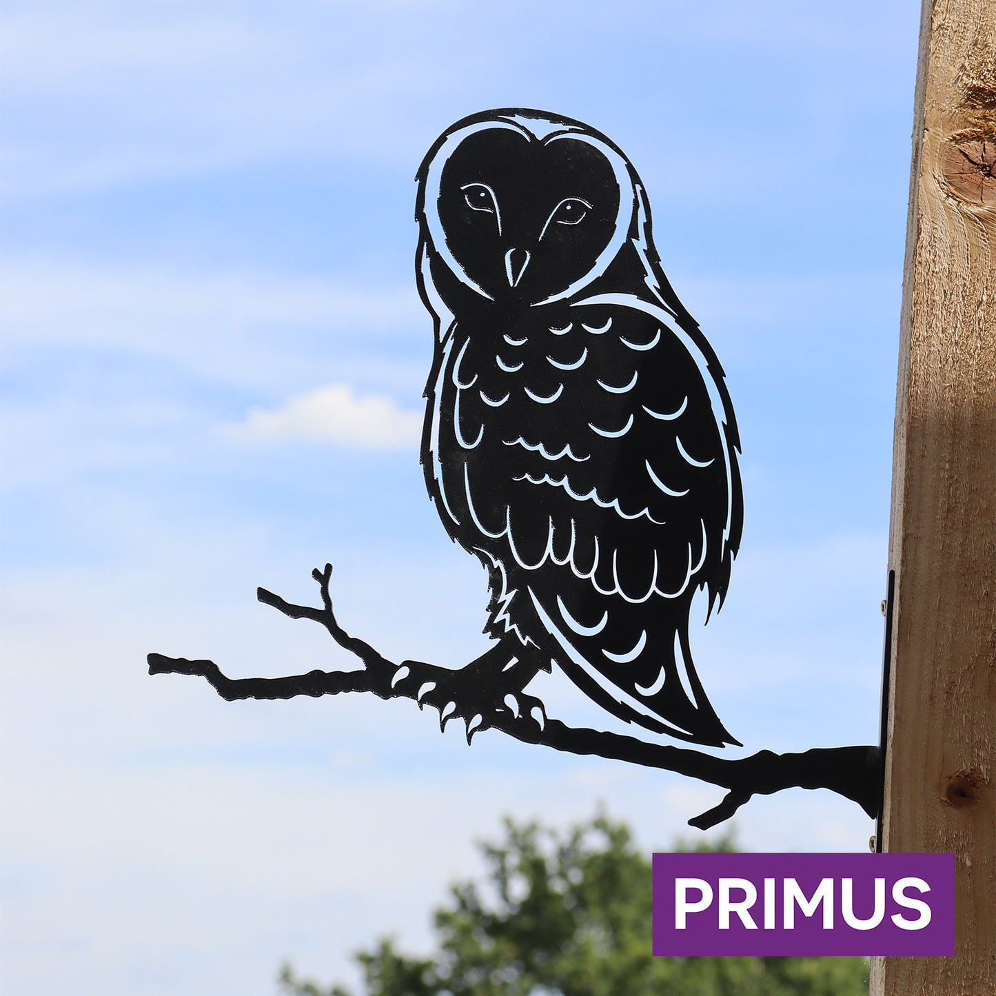 Primus Metal Owl Tree Silhouette